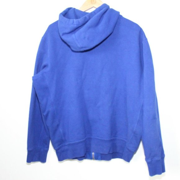 Polo Ralph Lauren RL Fleece Full-Zip Hoodie Sweatshirt Blue Men's Size XL H12461 - Picture 5 of 10